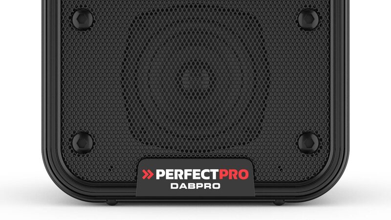 PerfectPro DABPRO2 Bouwradio - FM RDS / DAB+ - AUX-in - Bluetooth - Werkt Op Netstroom En Batterij - Detailed view of the product