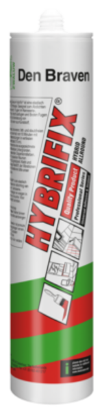 Zwaluw Den Braven 10620600 Hybrifix Lijmkit - Zwart - 290ml In Koker - Default image for the product