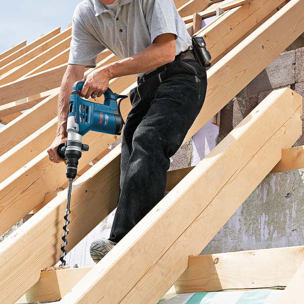 Bosch GBH 4-32 DFR SDS-plus Combihamer Incl. Snelspanboorkop In Koffer - 900W - 4,2J - Detailed view of the product