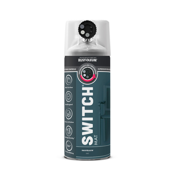 Rust-Oleum Switch Spuitlak - Mat Nachtblauw - 400ml - Default image for the product