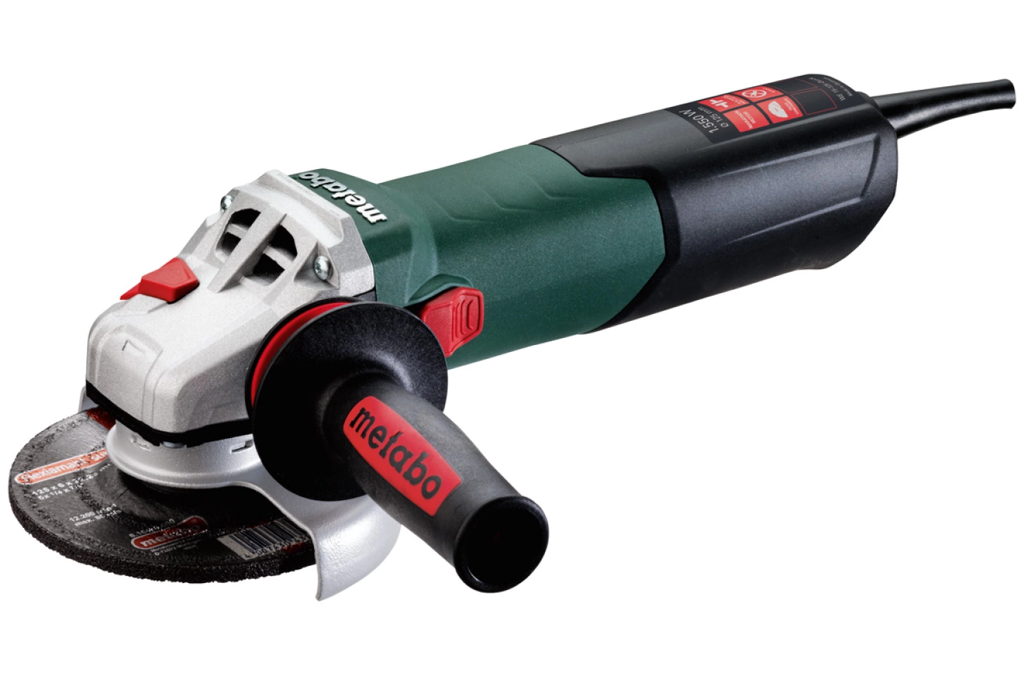 Metabo WE 15-125 QUICK Haakse Slijper - 1550W - 125mm - Softstart