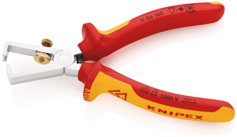 Knipex 1106160 VDE Afstriptang - 160mm - Detailed view of the product