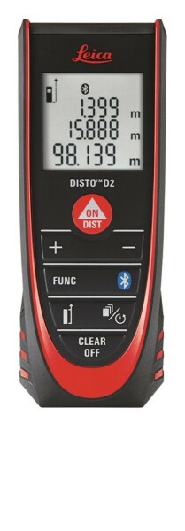 Leica Disto D2 BT Afstandsmeter - Bluetooth - 100m - Detailed view of the product