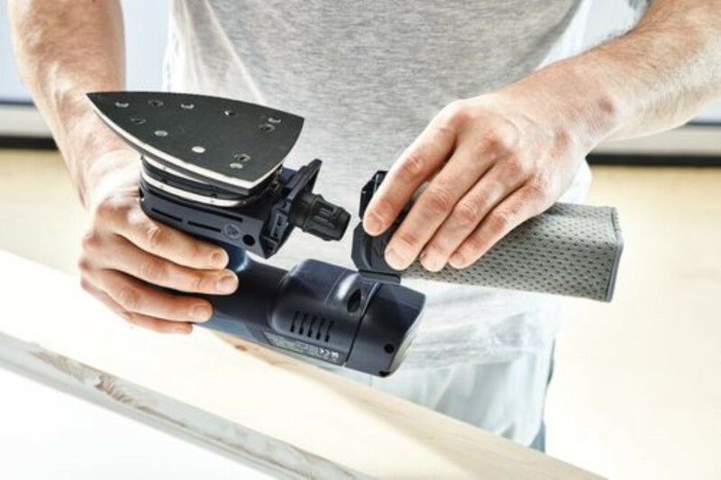 Festool DTSC 400-Basic ERGO 18V Li-Ion Accu Deltaschuurmachine In Systainer - Met 3.1Ah Accu - Detailed view of the product