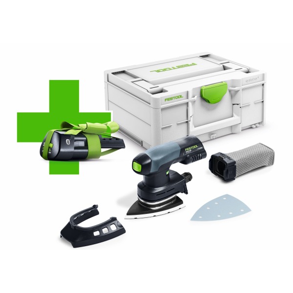 Festool DTSC 400-Basic ERGO 18V Li-Ion Accu Deltaschuurmachine In Systainer - Met 3.1Ah Accu EAN: 4014549391334