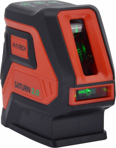FUTECH Saturn 2.0 Zelf Nivellerende Lijnlaser - Groen - 50m - 2 Lijnen - Detailed view of the product