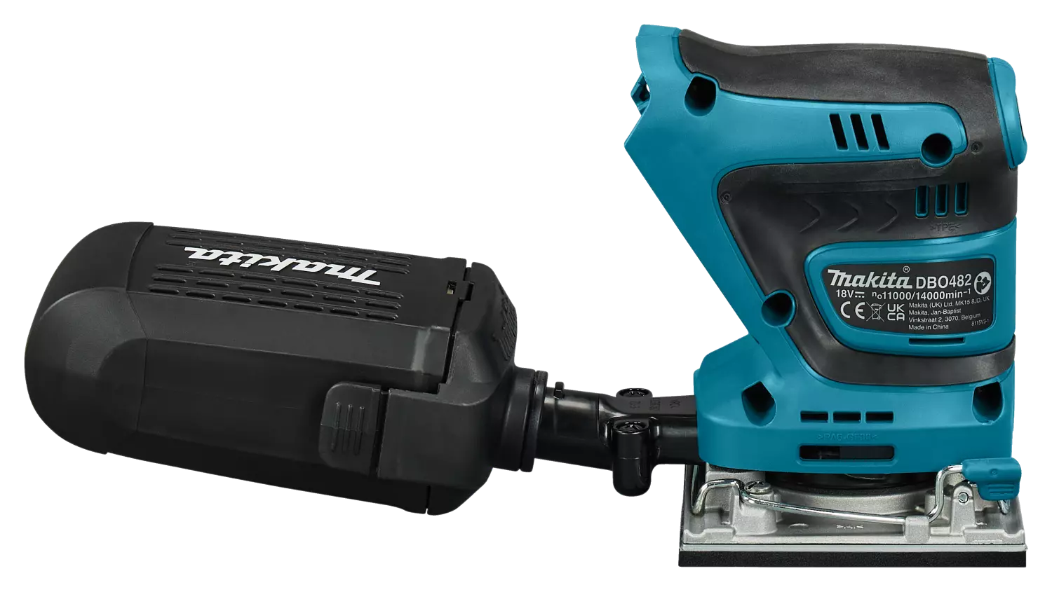 Makita DBO482Z LXT 18V Li-ion Accu Handpalm Vlakschuurmachine Body thumbnail 4