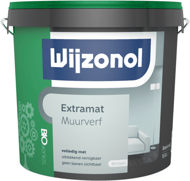 wijzonol muurverf extramat lichte kleur 10 ltr