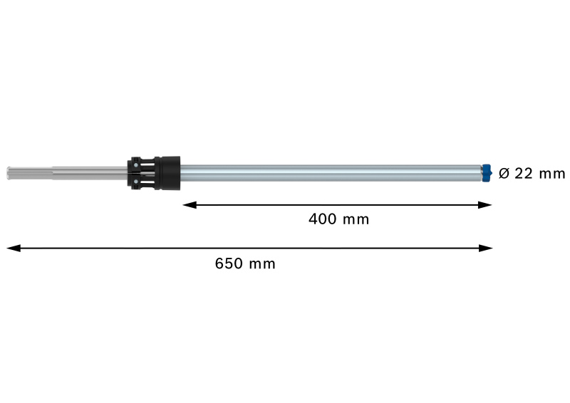 Bosch 2608901788 EXPERT Hamerboor SDS Clean SDS Max-8X - 22x400x650mm - Detailed view of the product
