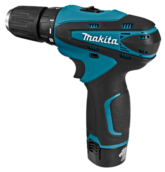 Makita DF330DWE 10.8V Li-Ion Accu Boor-/schroefmachine Set (2x 1.3Ah Accu) In Koffer - Detailed view of the product