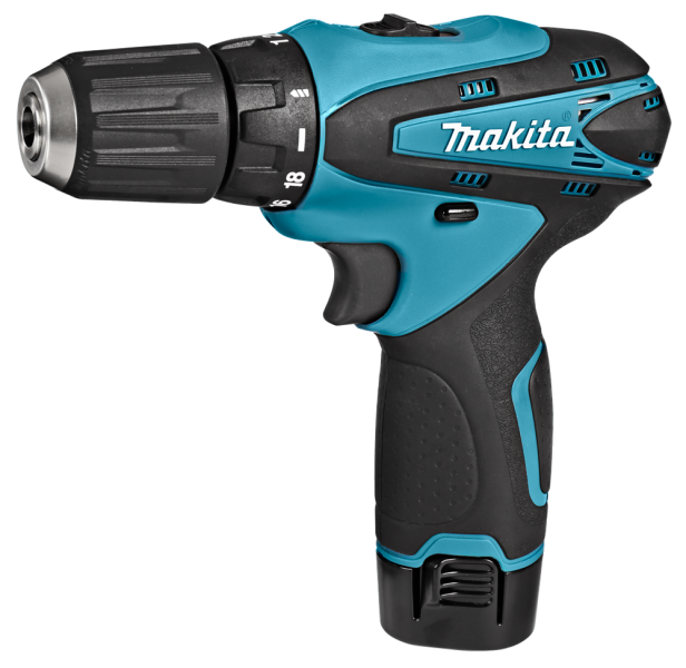 Makita DF330DWE 10.8V Li-Ion Accu Boor-/schroefmachine Set (2x 1.3Ah Accu) In Koffer - Detailed view of the product