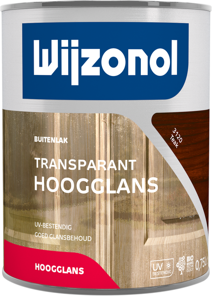 Wijzonol Transparant Hoogglanslak - 3120 Teak - 0,75L