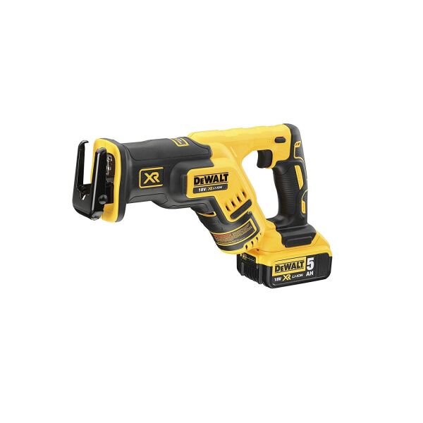 DeWALT DCS367P2 18V Li-ion XR Accu Reciprozaag Set (2x 5.0Ah) In TSTAK - Koolborstelloos - Detailed view of the product