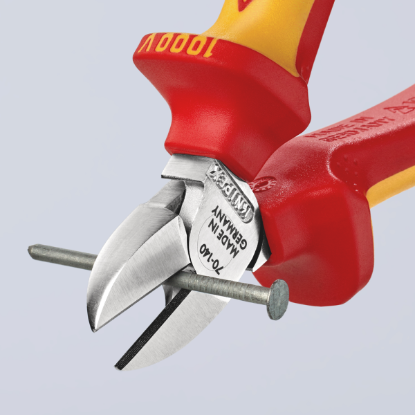 Knipex 7006140 Zijsnijtang - 140mm - Detailed view of the product