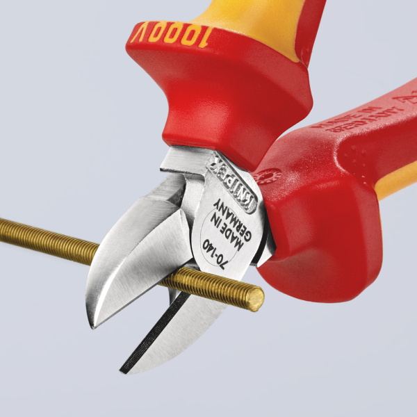 Knipex 7006140 Zijsnijtang - 140mm - Detailed view of the product