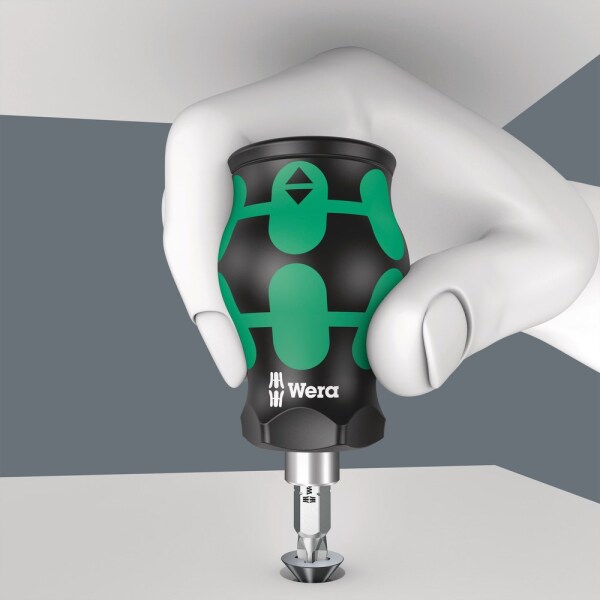 Wera 05008877001 Kraftform Kompakt Stubby Magazin 4 Bitschroevendraaier - 6 In 1 Multi-bit - Detailed view of the product