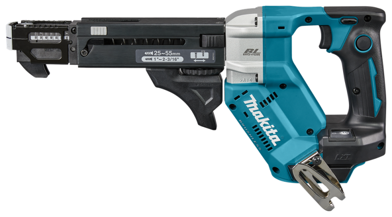 Makita DFR551ZJ 18V Li-Ion Accu Schroefautomaat Body In Mbox - 25-55mm - Detailed view of the product