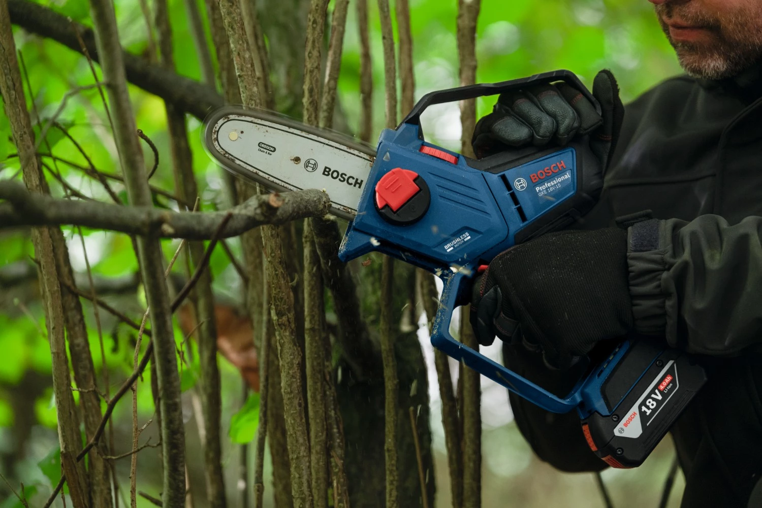 Bosch GKE 18V-15 18V Accu Accu Kettingzaag Body thumbnail 4