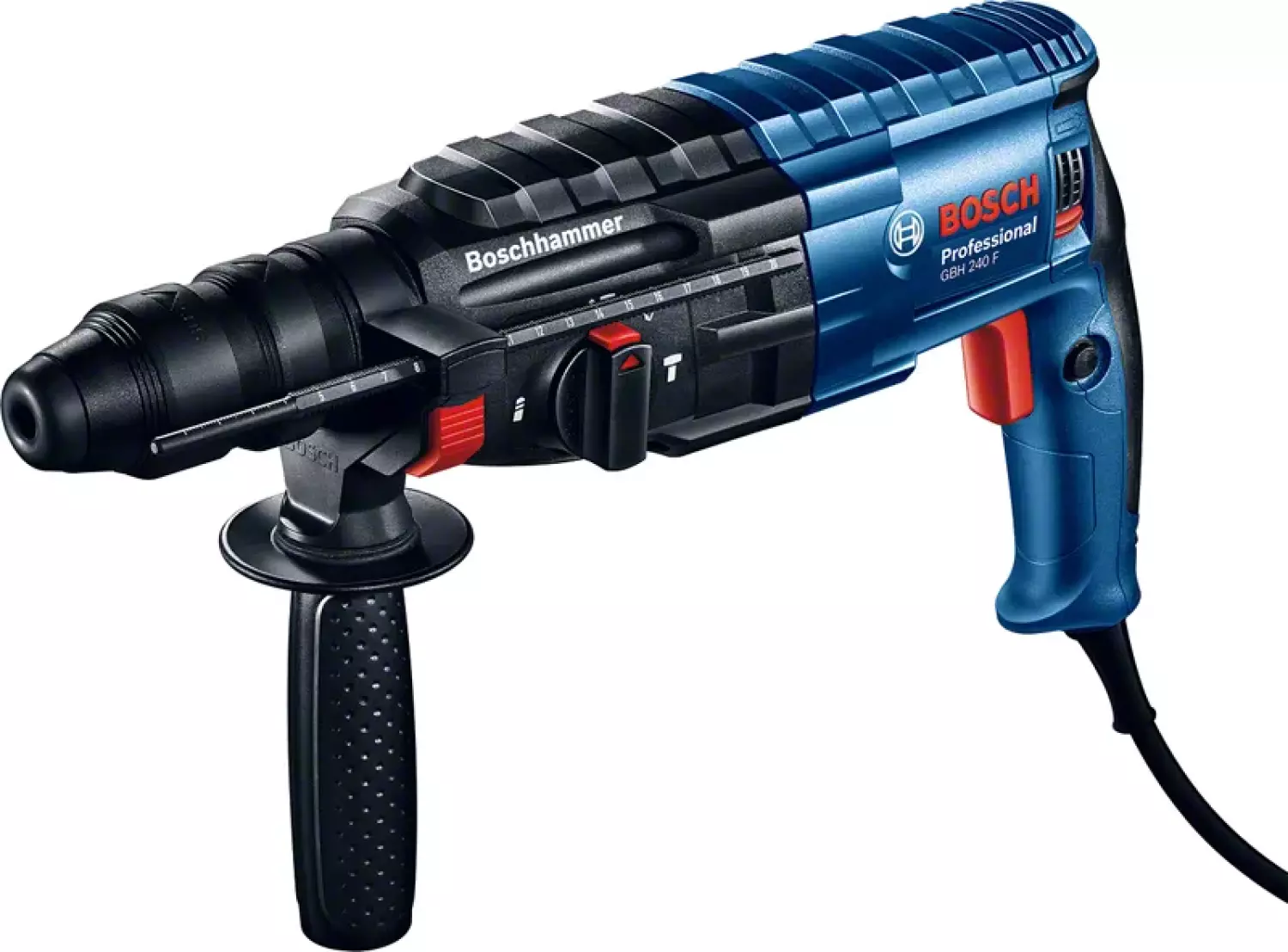 Bosch GBH 240 F SDS-plus Combihamer Inclusief Verwisselbare Kop - 2,7 Joule