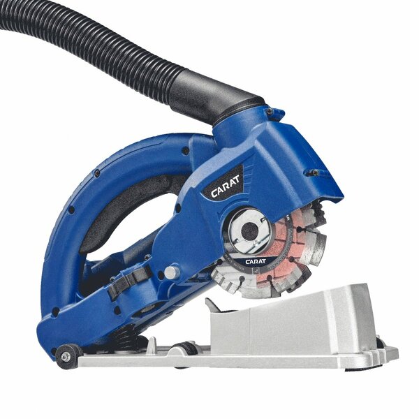 Carat SL-1255 Dustec Sleuvenzaagmachine Incl. 2 Diamantzaagbladen In Koffer - 1800W - 125 X 22,23mm - Detailed view of the product