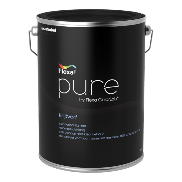 flexa pure krijtverf wit 5 l