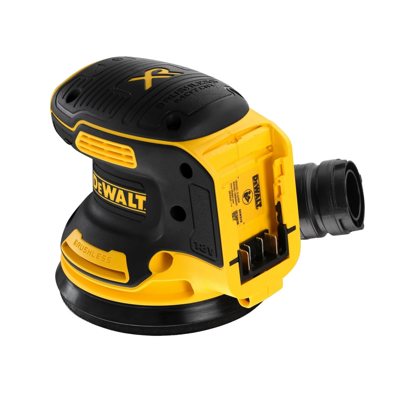 DeWALT DCW210N 18V Li-ion Accu Excentrische Schuurmachine Body In TSTAK - 125mm thumbnail 2