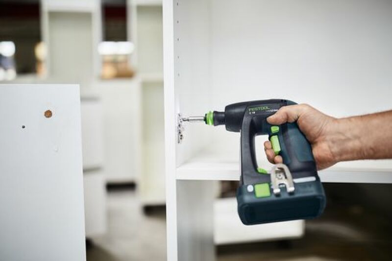 Festool C 18 HPC4,0 I-Plus 18V Li-Ion Accu Schroefboormachine Set (2x 4,0Ah) In Systainer - 45Nm - 40mm - Koolborstelloos - Detailed view of the product