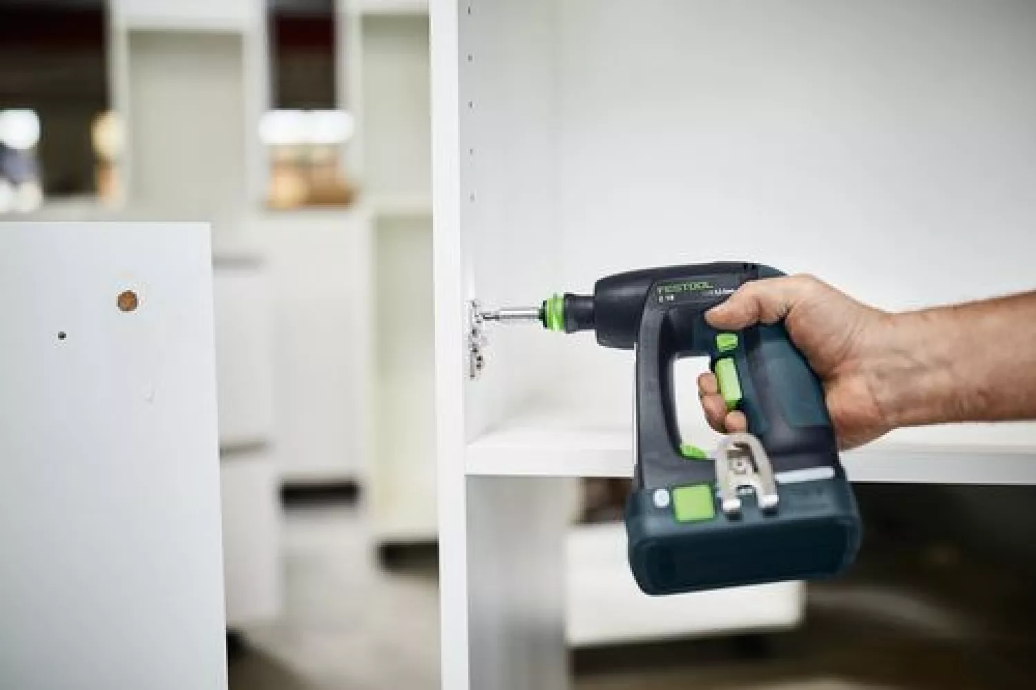 Festool C 18 HPC4,0 I-Plus 18V Li-Ion Accu Schroefboormachine Set (2x 4,0Ah) In Systainer - 45Nm - 40mm - Koolborstelloos thumbnail 4