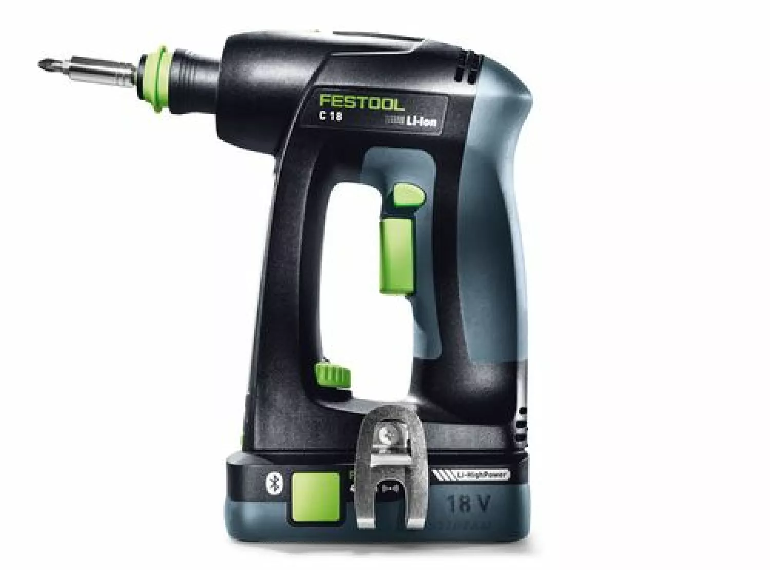 Festool C 18 HPC4,0 I-Plus 18V Li-Ion Accu Schroefboormachine Set (2x 4,0Ah) In Systainer - 45Nm - 40mm - Koolborstelloos thumbnail 3
