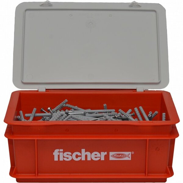 Fischer 523728 Nagelplug/slagplug NS - 6 X 80mm - PZ2 - Verzonken Schroef - In Krat (300st)