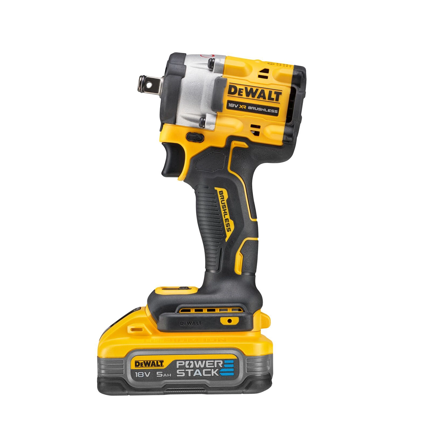 DeWALT DCF921H2T 18V Li-ion Accu Compact Slagmoersleutel Set (2x 5.0Ah Accu) In TSTAK - 609Nm - 1/2'' thumbnail 2