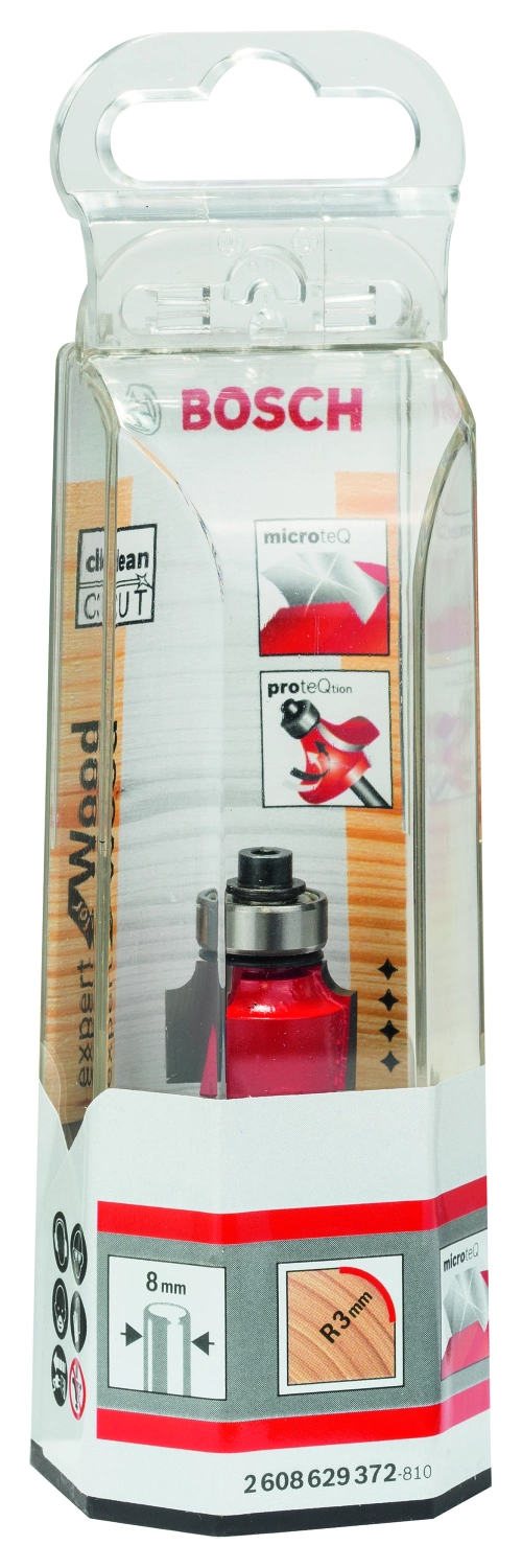 Bosch 2608629372 EXPERT Afrondprofielfrees - R3 - 8 Mm thumbnail 2