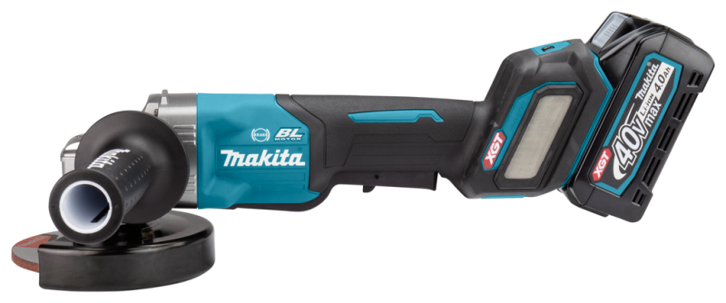 Makita GA029GM201 XGT 40V Max Li-Ion Accu Haakse Slijper Set (2x 4,0Ah) In Mbox - 125mm - Koolborstelloos - Detailed view of the product