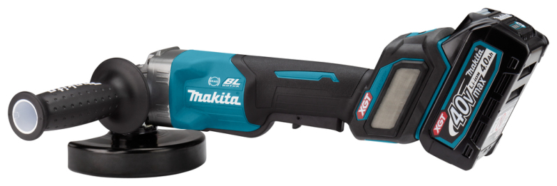 Makita GA029GM201 XGT 40V Max Li-Ion Accu Haakse Slijper Set (2x 4,0Ah) In Mbox - 125mm - Koolborstelloos - Detailed view of the product