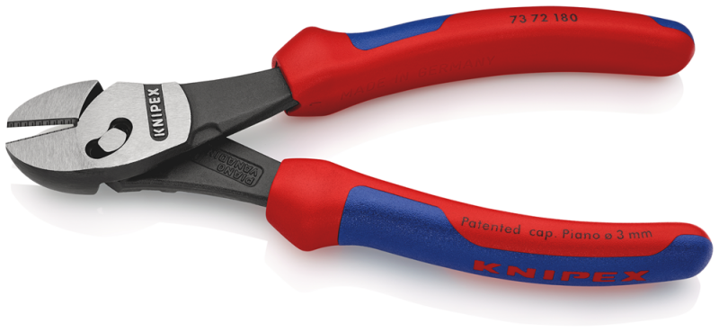 Knipex 7372180 TwinForce Kracht Zijsnijtang - 180mm - Detailed view of the product