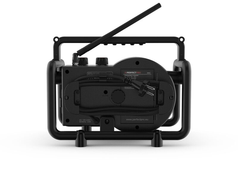 PerfectPro DBX3 DABBOX Bouwradio - FM RDS / DAB+ - AUX-in - Bluetooth - Werkt Op Netstroom En Batterij - Detailed view of the product