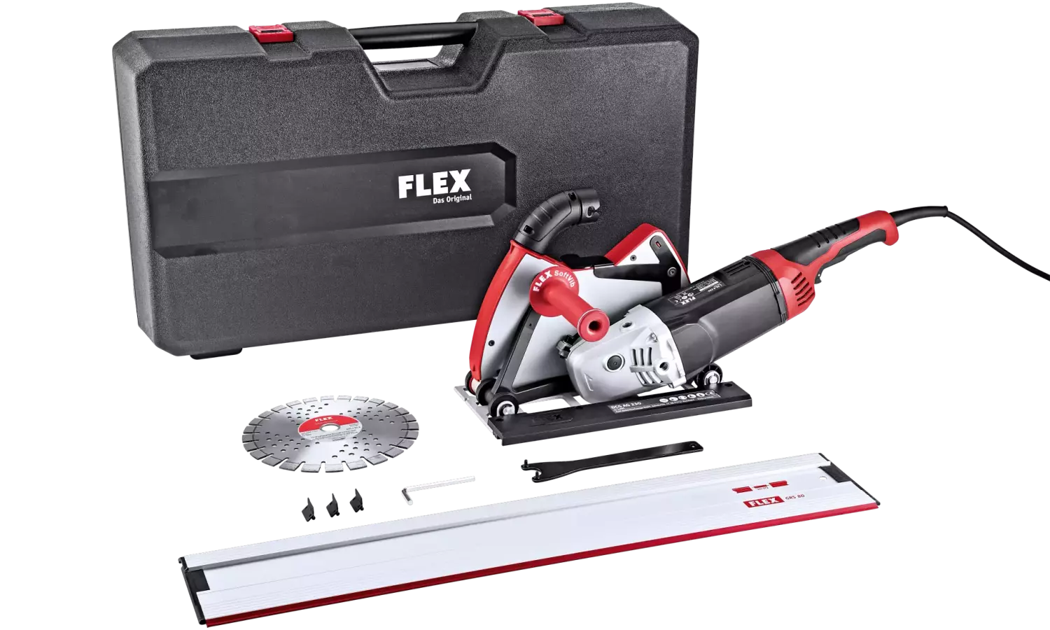 Flex DCG L 26-6 230 Set Diamant Doorslijper In Koffer - 230mm Met Geleiderail