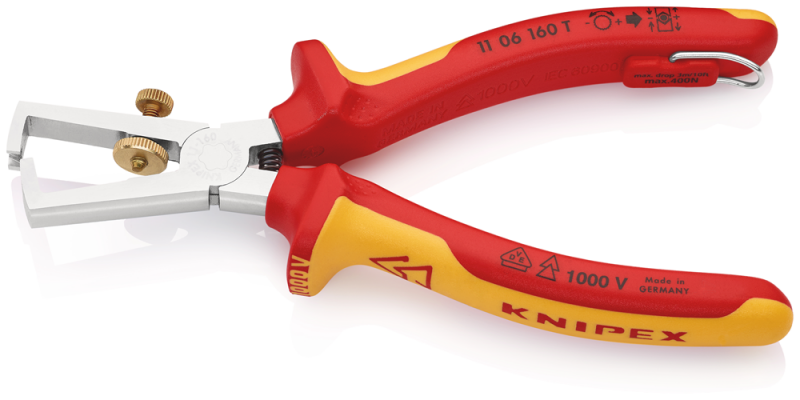 Knipex 11 06 160 T VDE Afstriptang - 5mm - Detailed view of the product