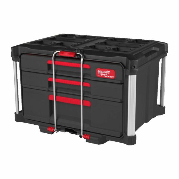 Milwaukee Packout 2 + 1 Drawer Tool Box PACKOUT™ Box 2+1 lades 363 x 564 x 414 - 4932493190