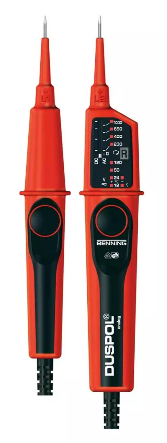 Benning 44050261 DUSPOL Tweepolige Spanningstester - AC/DC 1000V