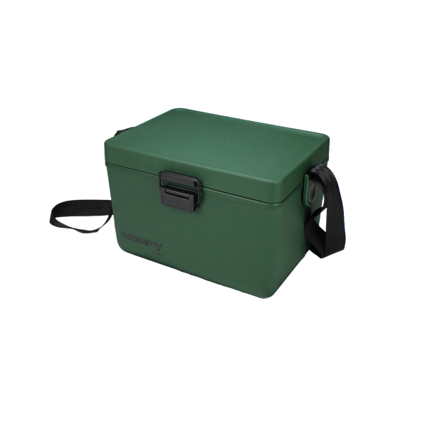 Steamy SCC12GN Classy 12 Koelbox Met Schouderband - 12L - Groen - Detailed view of the product