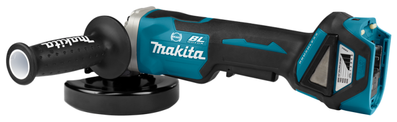 Makita DGA518ZJU 18V Li-Ion Accu AWS Haakse Slijper Body In Mbox - 125mm - Koolborstelloos - Detailed view of the product