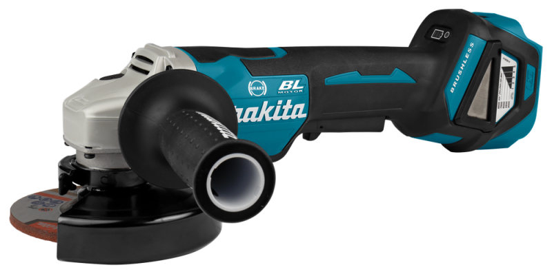 Makita DGA518ZJU 18V Li-Ion Accu AWS Haakse Slijper Body In Mbox - 125mm - Koolborstelloos - Detailed view of the product