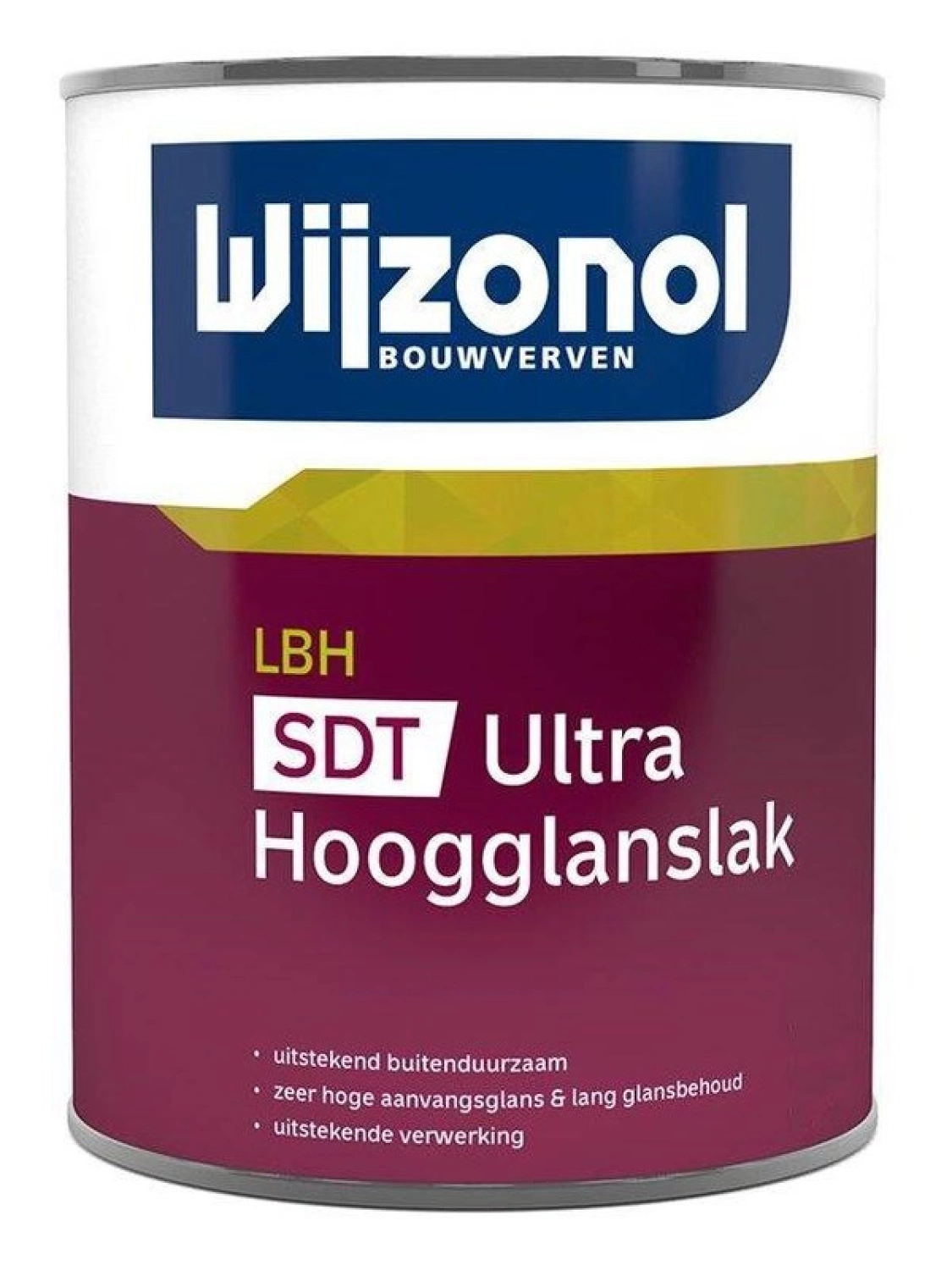 Wijzonol LBH SDT Ultra Hoogglanslak - Op Kleur Gemengd - 1L