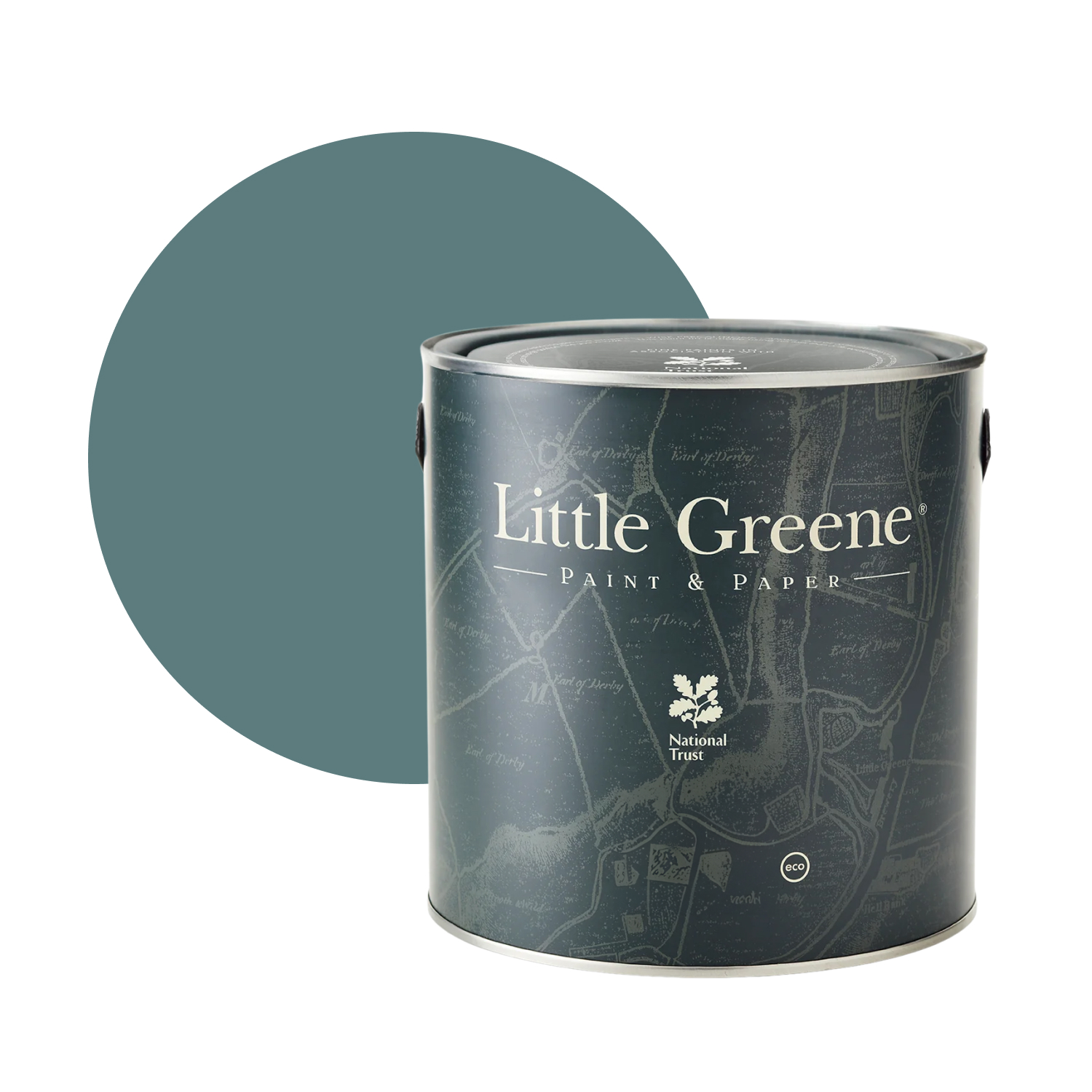 Little Greene Intelligent Satin - Tea With Florence No. 310 - 2,5L