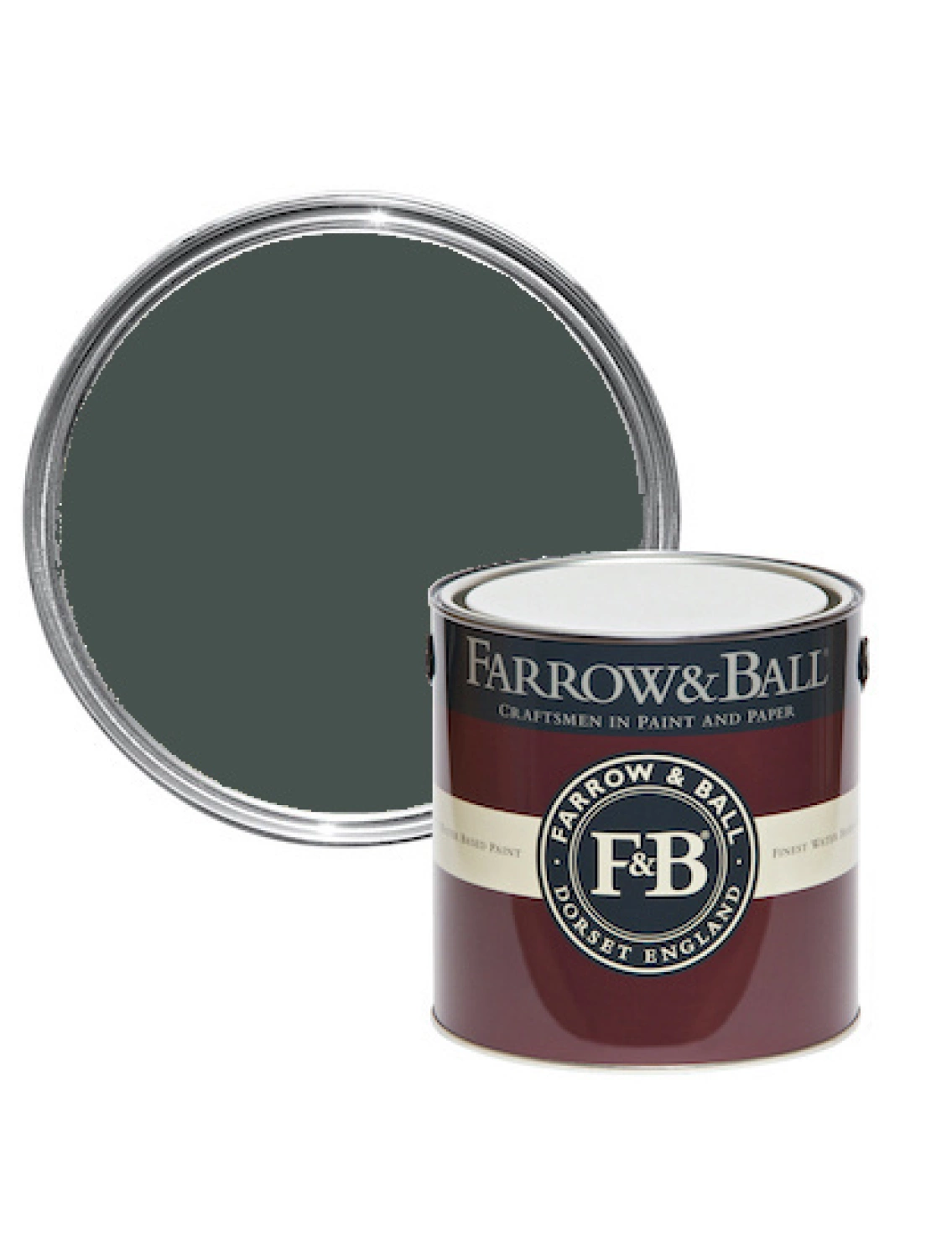 Farrow&Ball Full Gloss Chine Green No. 35 - 2.5L 6 Year