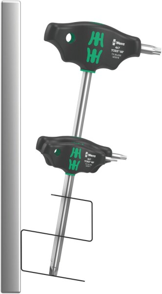 Wera 05023456001 7-delige 467/7 HF Set 2 Torx T-greep Schroevendraaierset In Metalen Rek - Met Vasthoudfunctie - Detailed view of the product