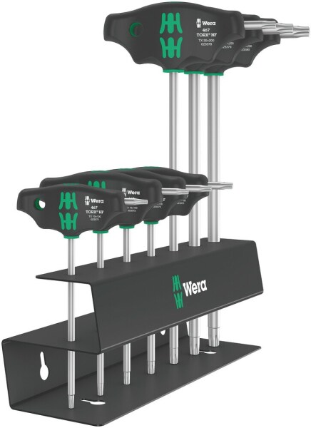 Wera 05023456001 7-delige 467/7 HF Set 2 Torx T-greep Schroevendraaierset In Metalen Rek - Met Vasthoudfunctie - Default image for the product