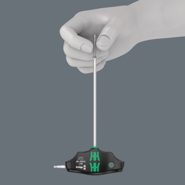 Wera 05023456001 7-delige 467/7 HF Set 2 Torx T-greep Schroevendraaierset In Metalen Rek - Met Vasthoudfunctie - Detailed view of the product
