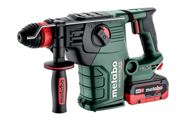Metabo KH 18 LTX BL 35 Q 18V Li-ion Accu Combihamer Set (2x 8.0Ah Accu) In x - 4.2J